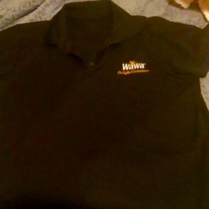 Wawa button down polo shirt.